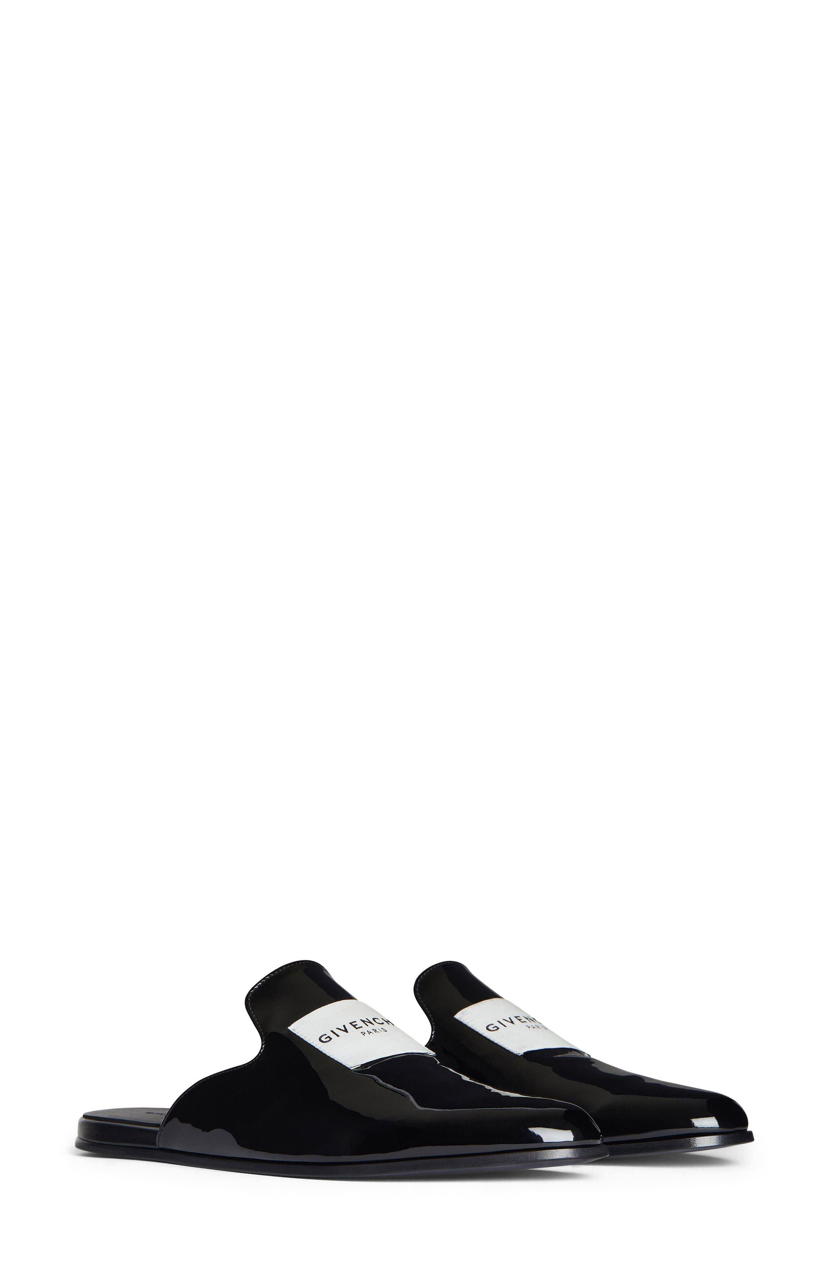 Givenchy Logo Label Lounge Slipper Mule in Black at Nordstrom - 1