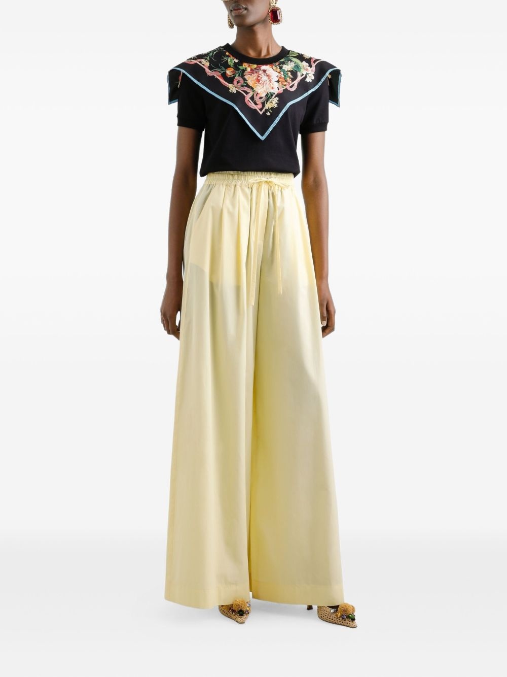 cotton-silk t-shirt - 2