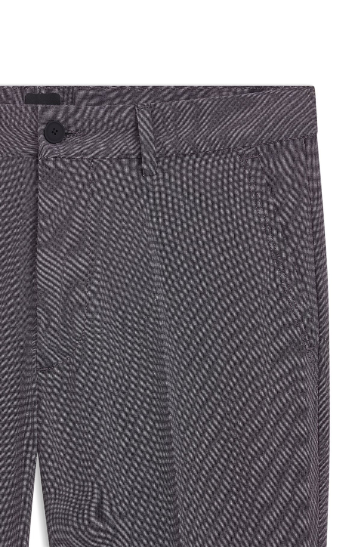 SLIM-FIT TROUSERS IN EASY-IRON POPLIN - 6