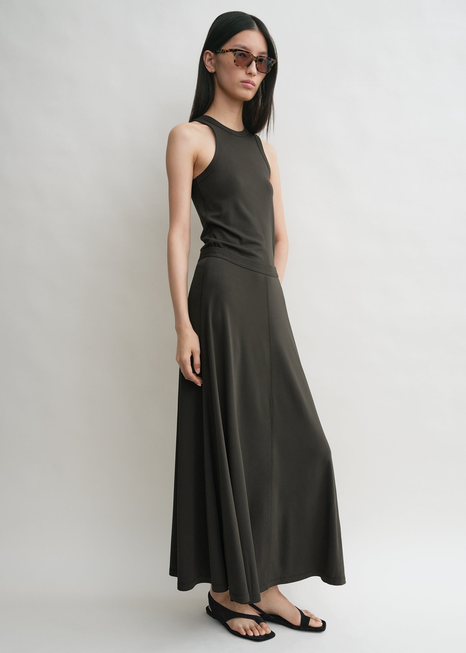 Fluid jersey skirt pepper - 3