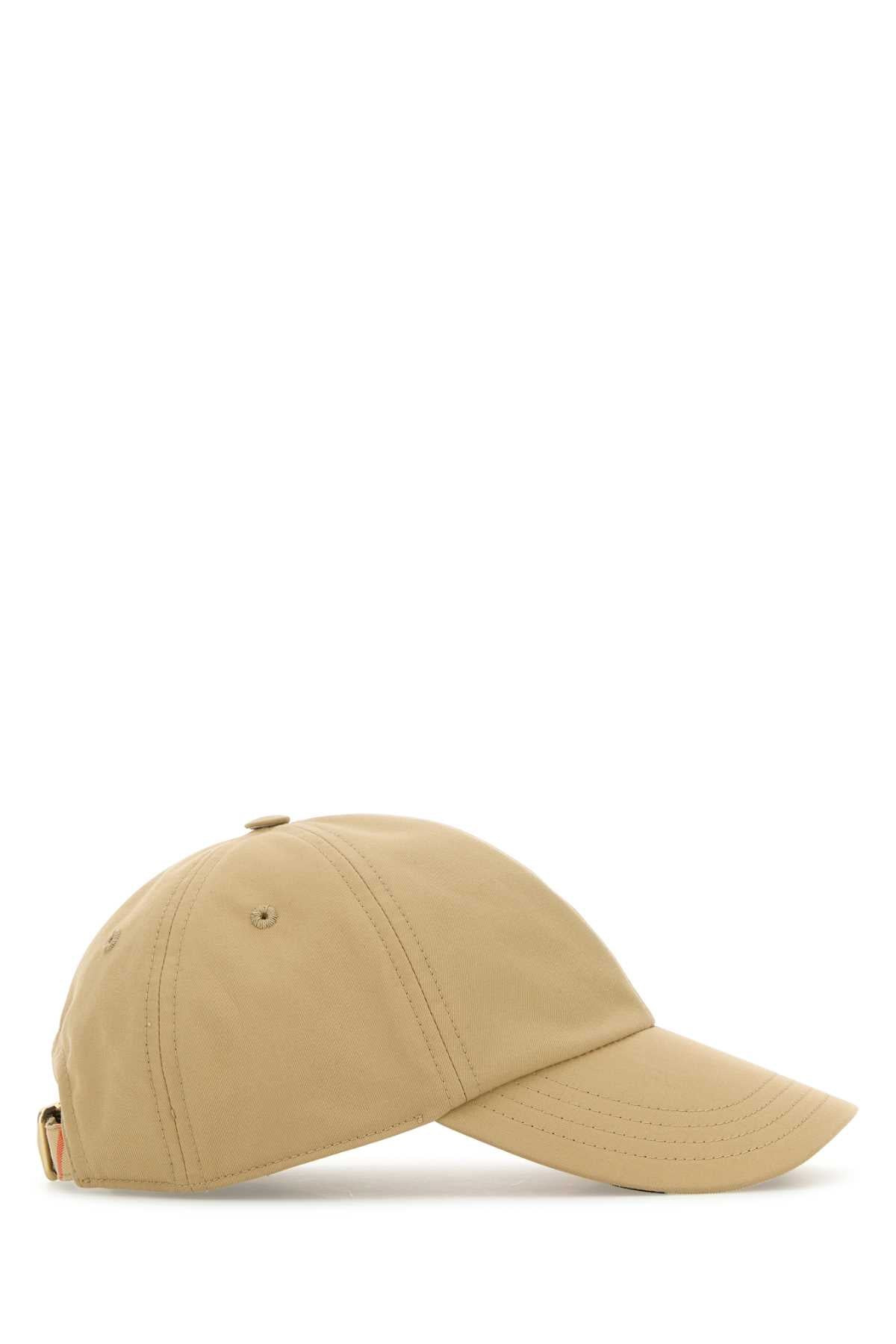 Burberry Women Beige Cotton Baseball Cap - 2