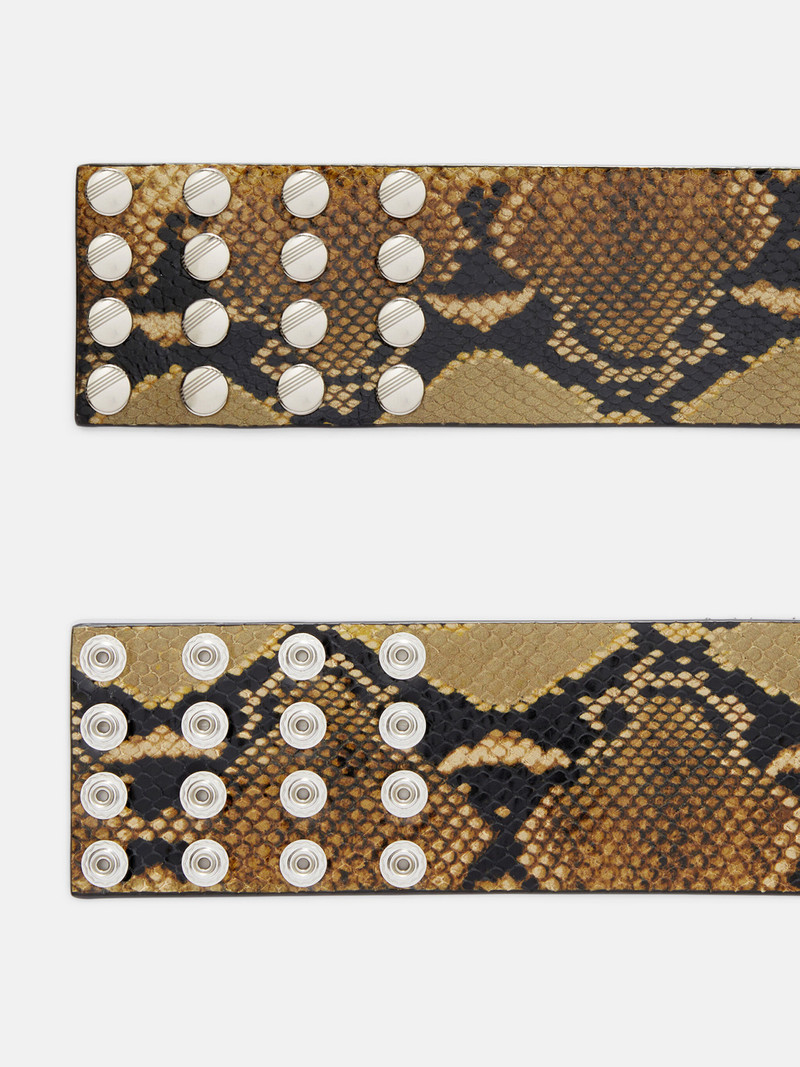 THE ATTICO BLACK AND SAHARA BELT outlook