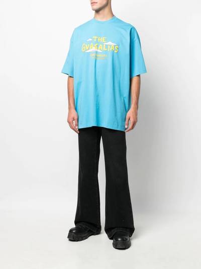 VETEMENTS The Gvasalias cartoon logo-print T-shirt outlook