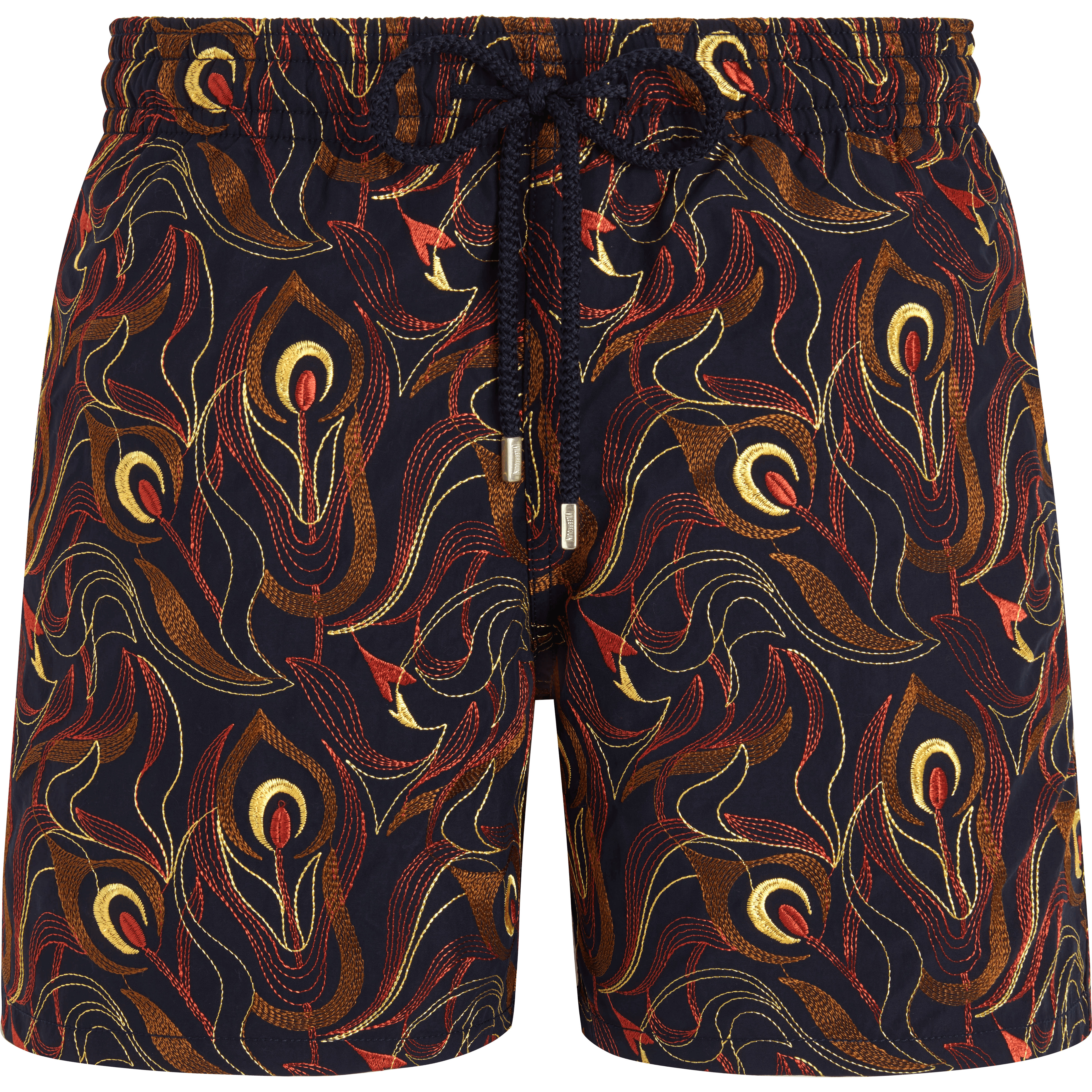 Men Swim Trunks Embroidered Camo Flowers - Limited Edition - 1
