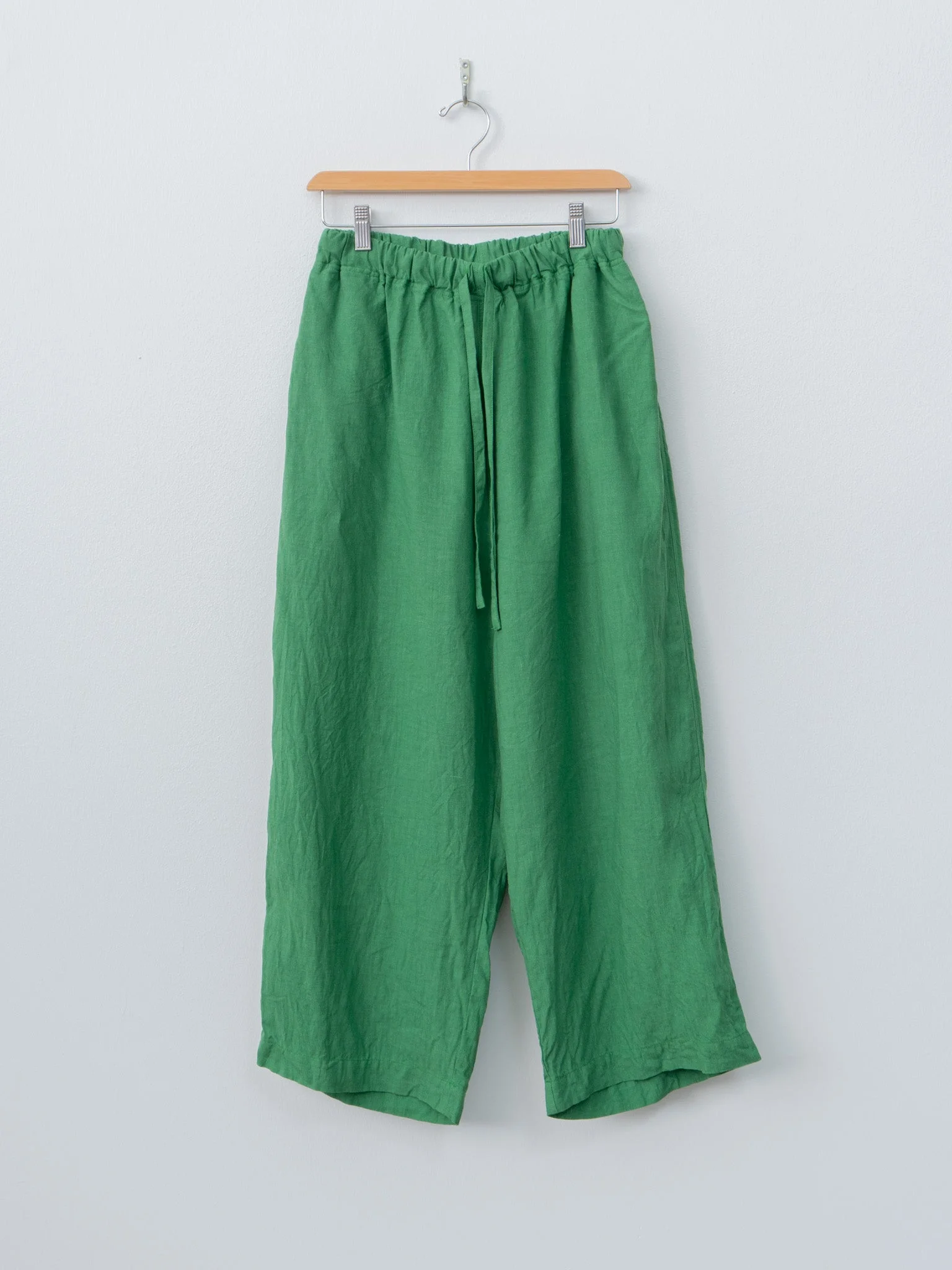 French Linen Pants - Green - 1