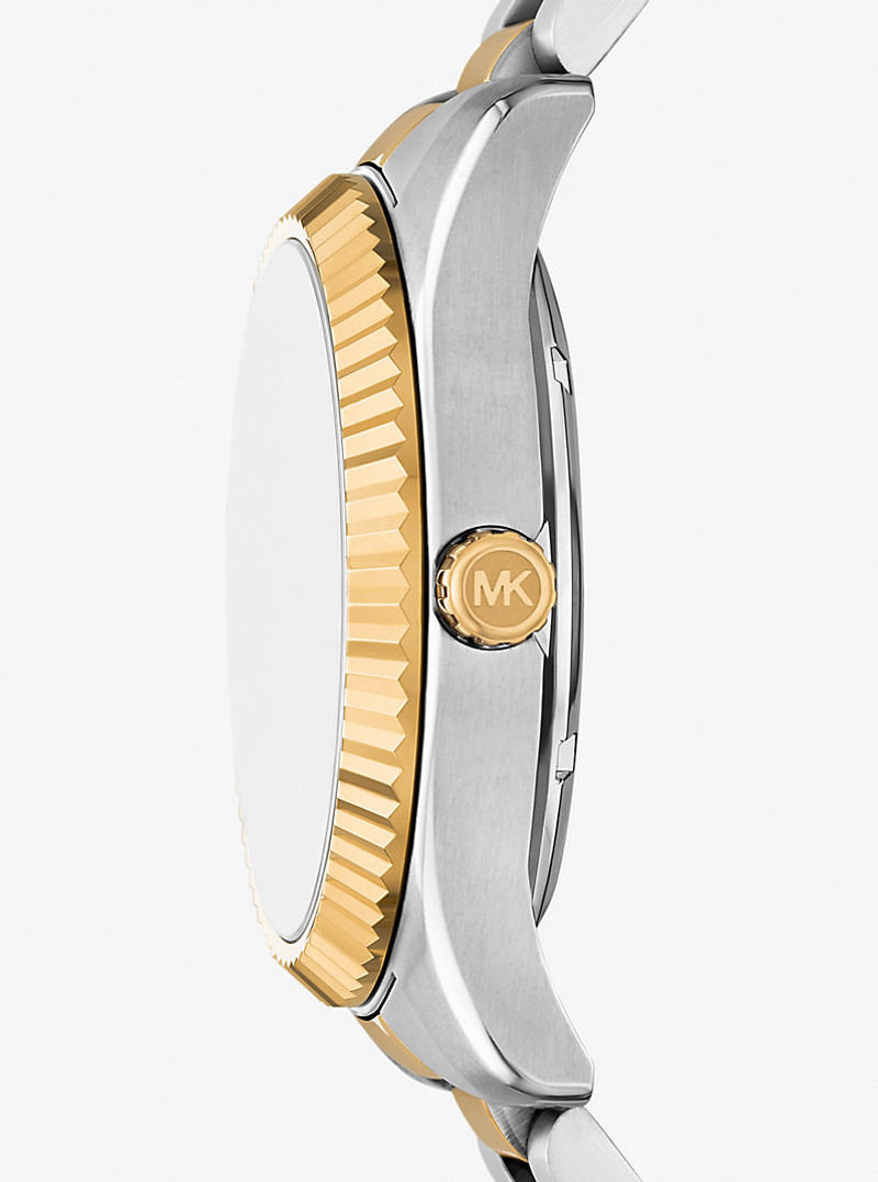 MICHAEL KORS Oversized Lexington Two-Tone Watch outlook