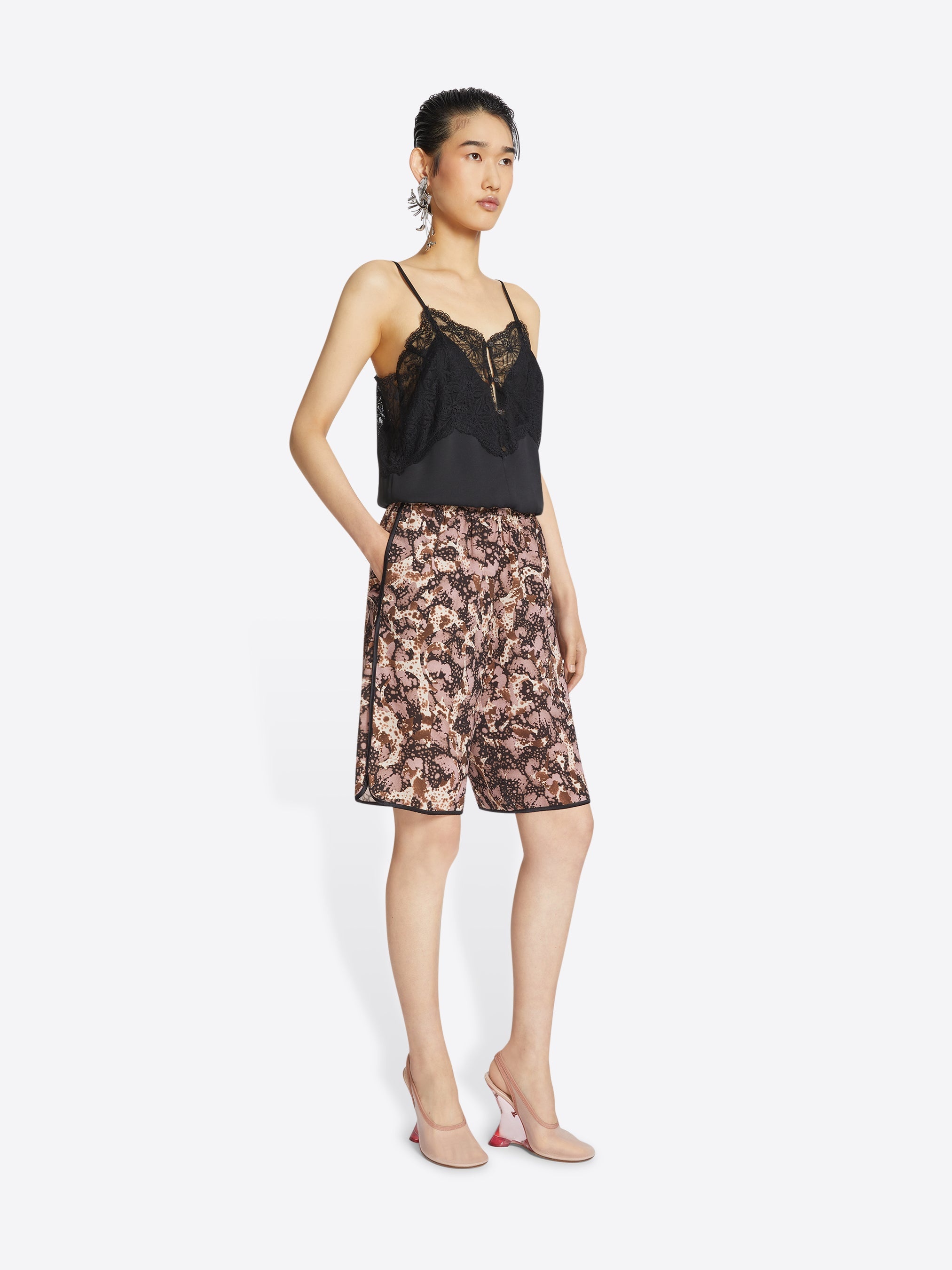 WIDE PRINTED SHORTS - 3