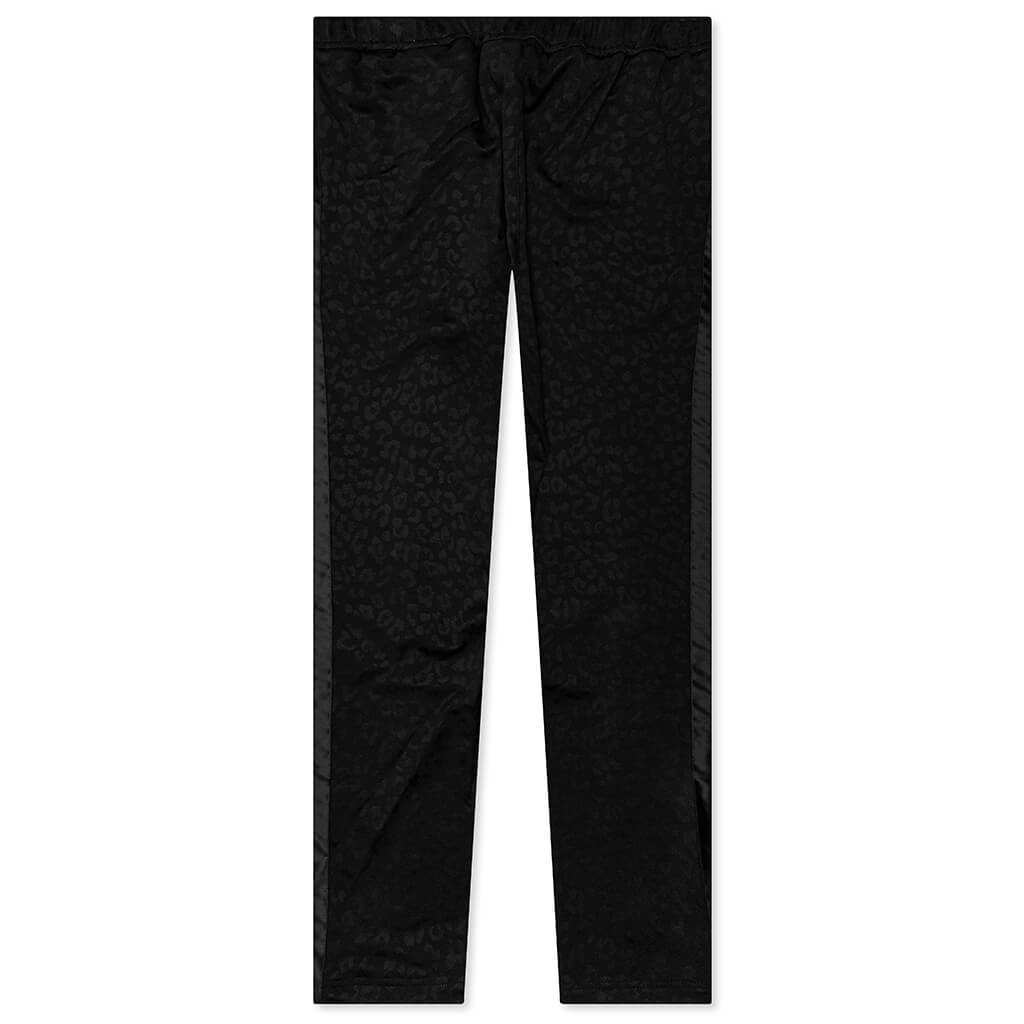 PALM ANGELS TUXEDO LEOPARD TRACK PANTS - BLACK/WHITE - 2