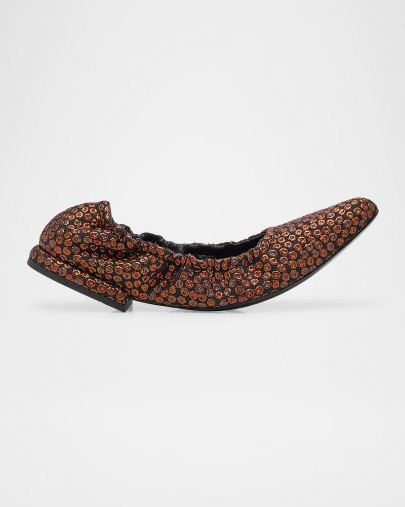 Fabric Multi Ballerina Flats 1