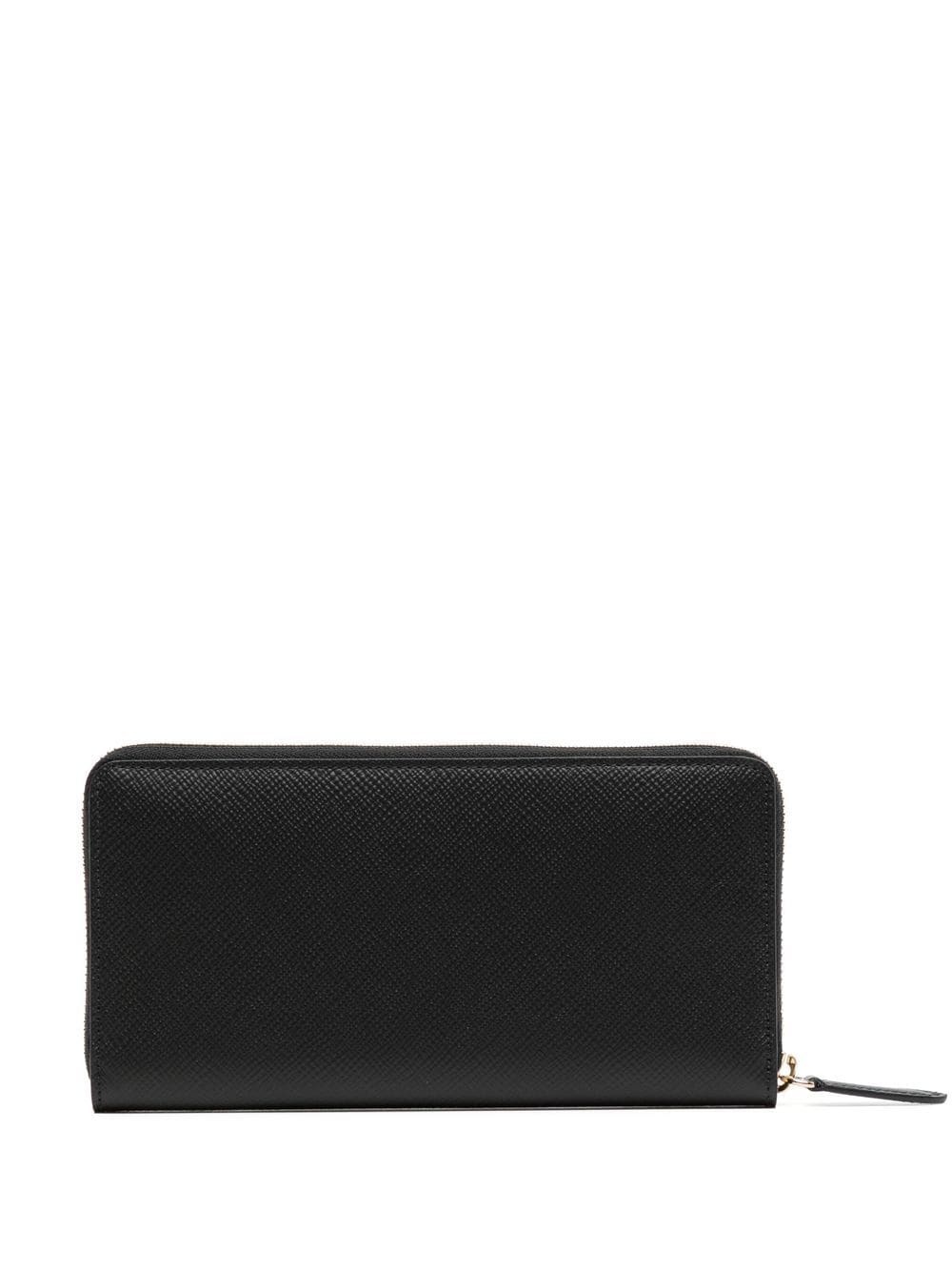 zipped leather purse - 2