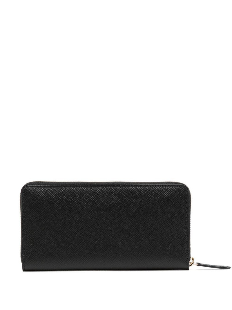 Smythson zipped leather purse outlook