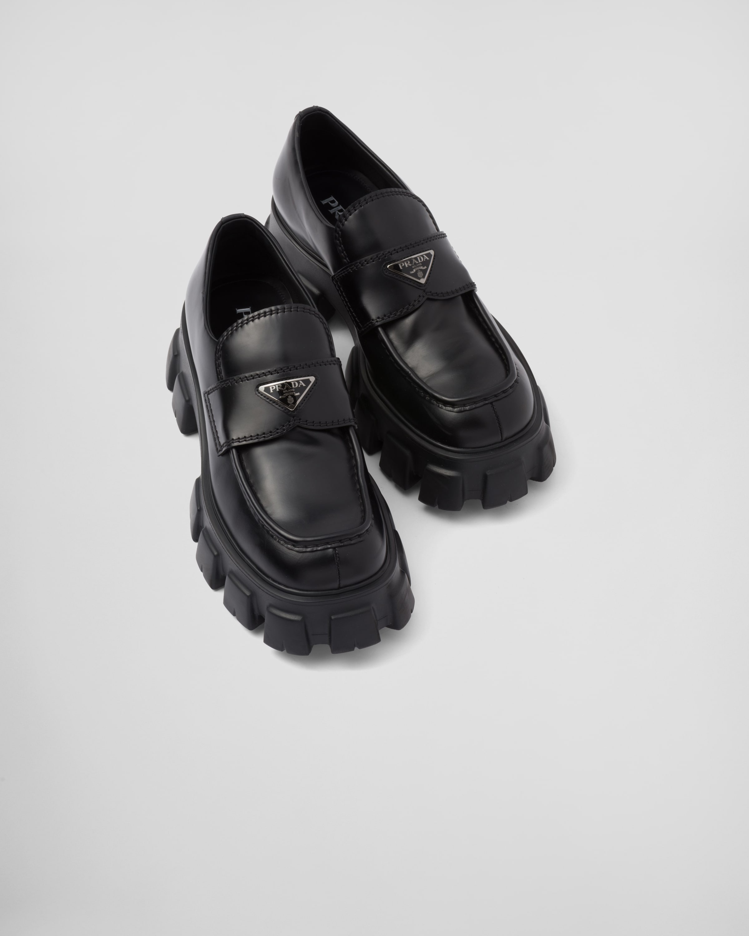 Prada Monolith Loafers Prada Men main image 2