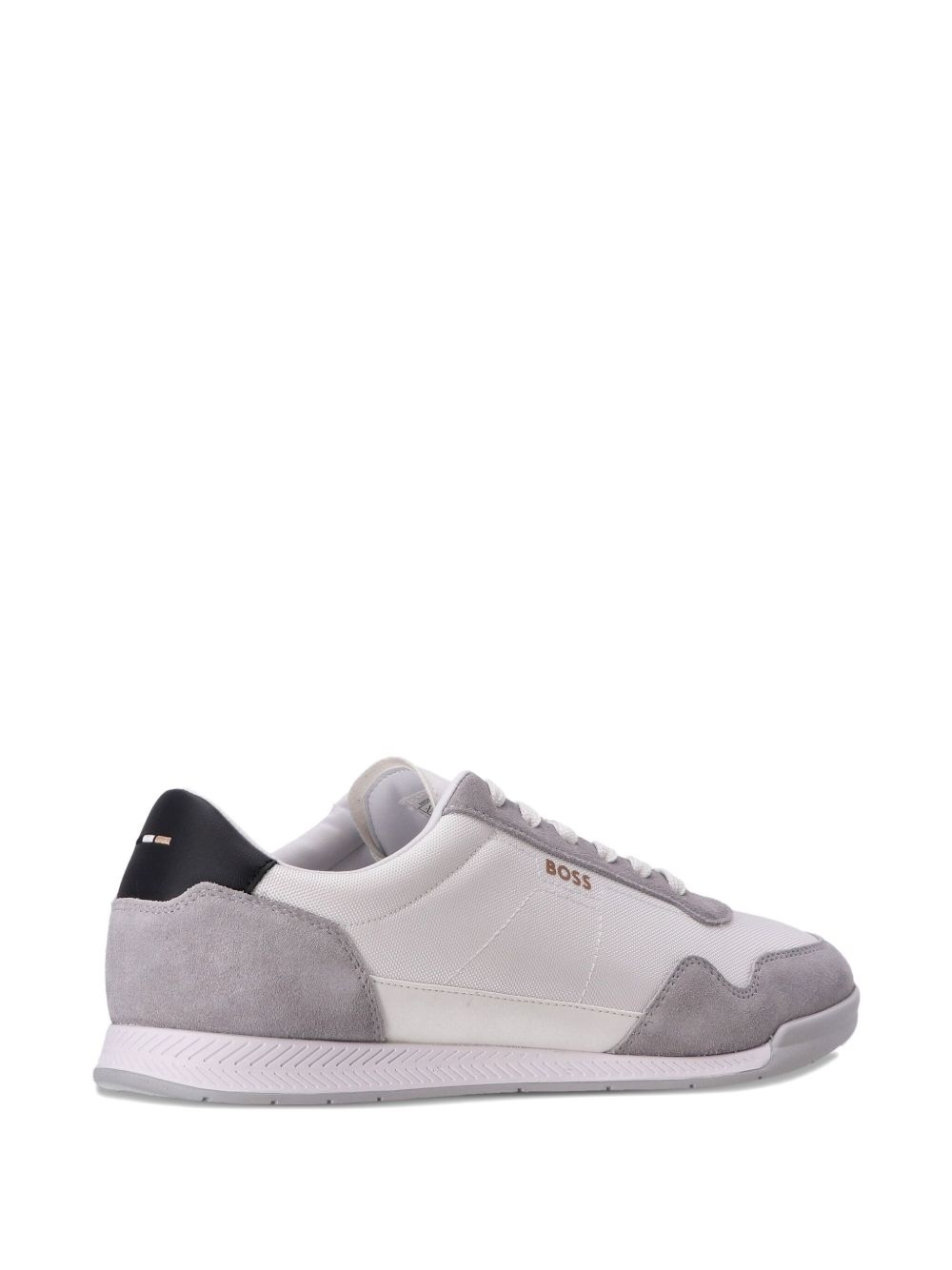 suede-panelled sneakers - 3