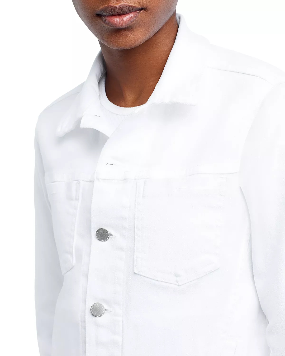 Janelle Slim-Fit Raw Denim Jacket - 8