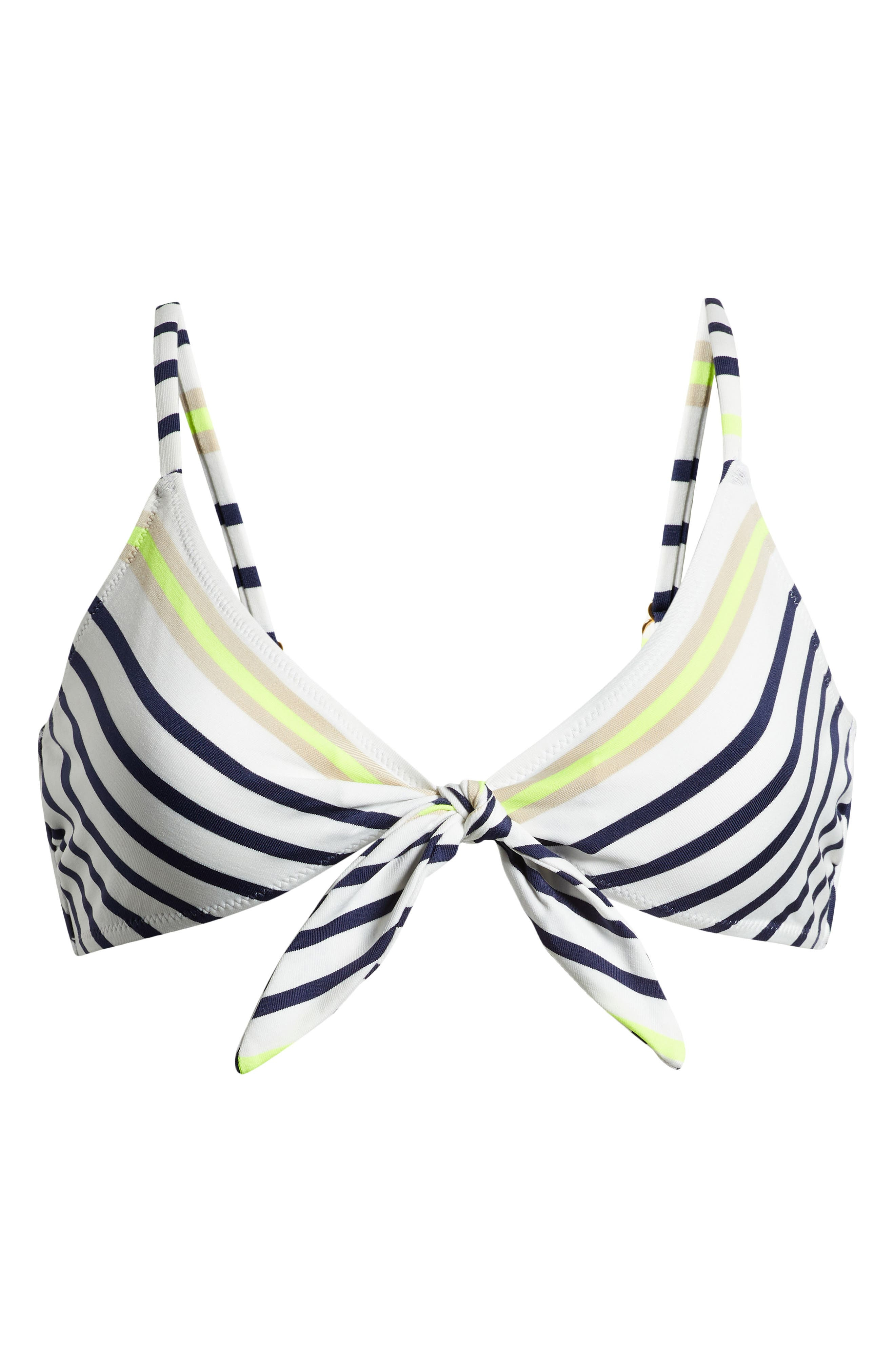 lemlem Sara Tie Front Bikini Top in Bahar Cream at Nordstrom - 6