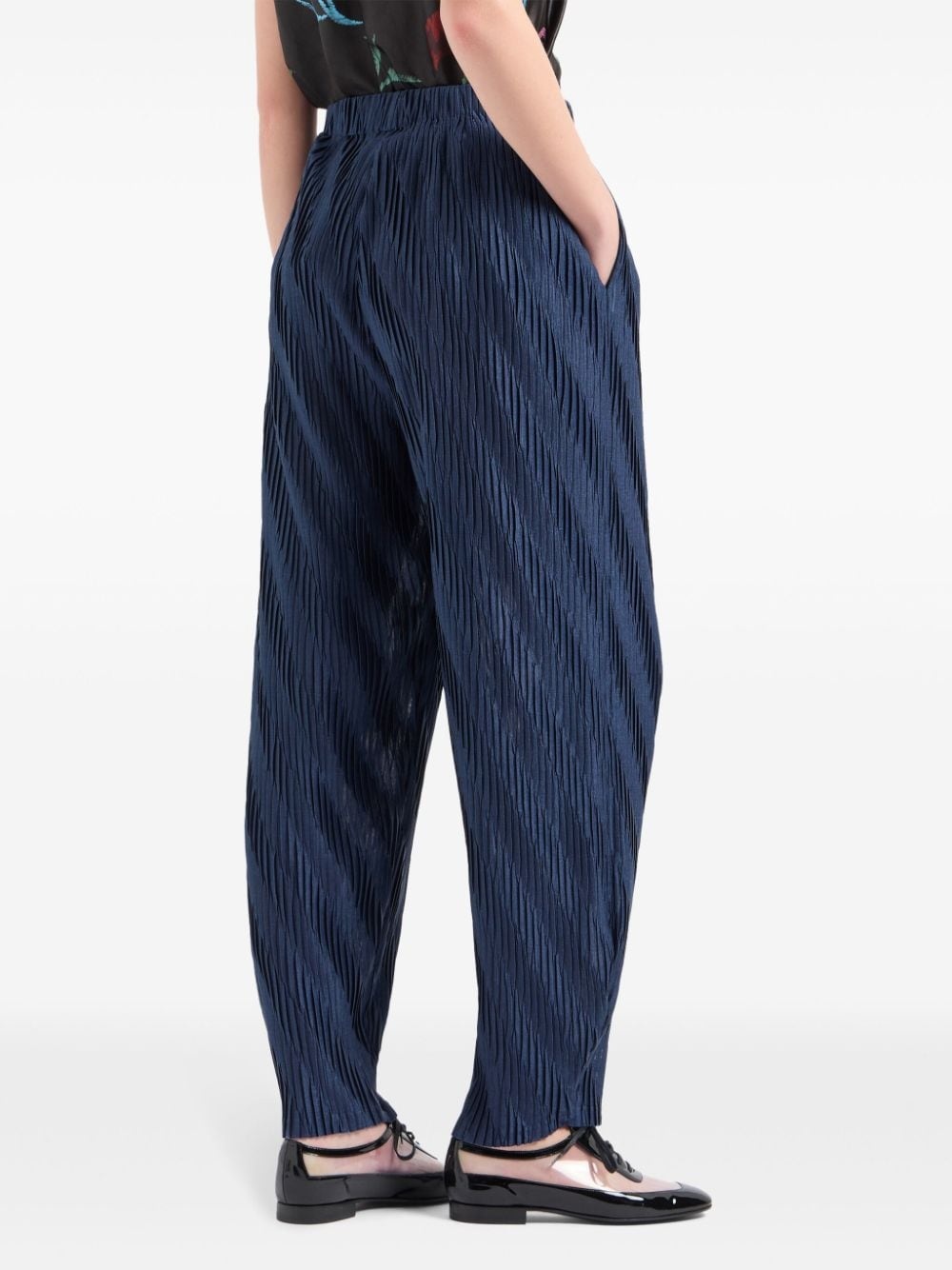 high-waist pleated trousers - 3