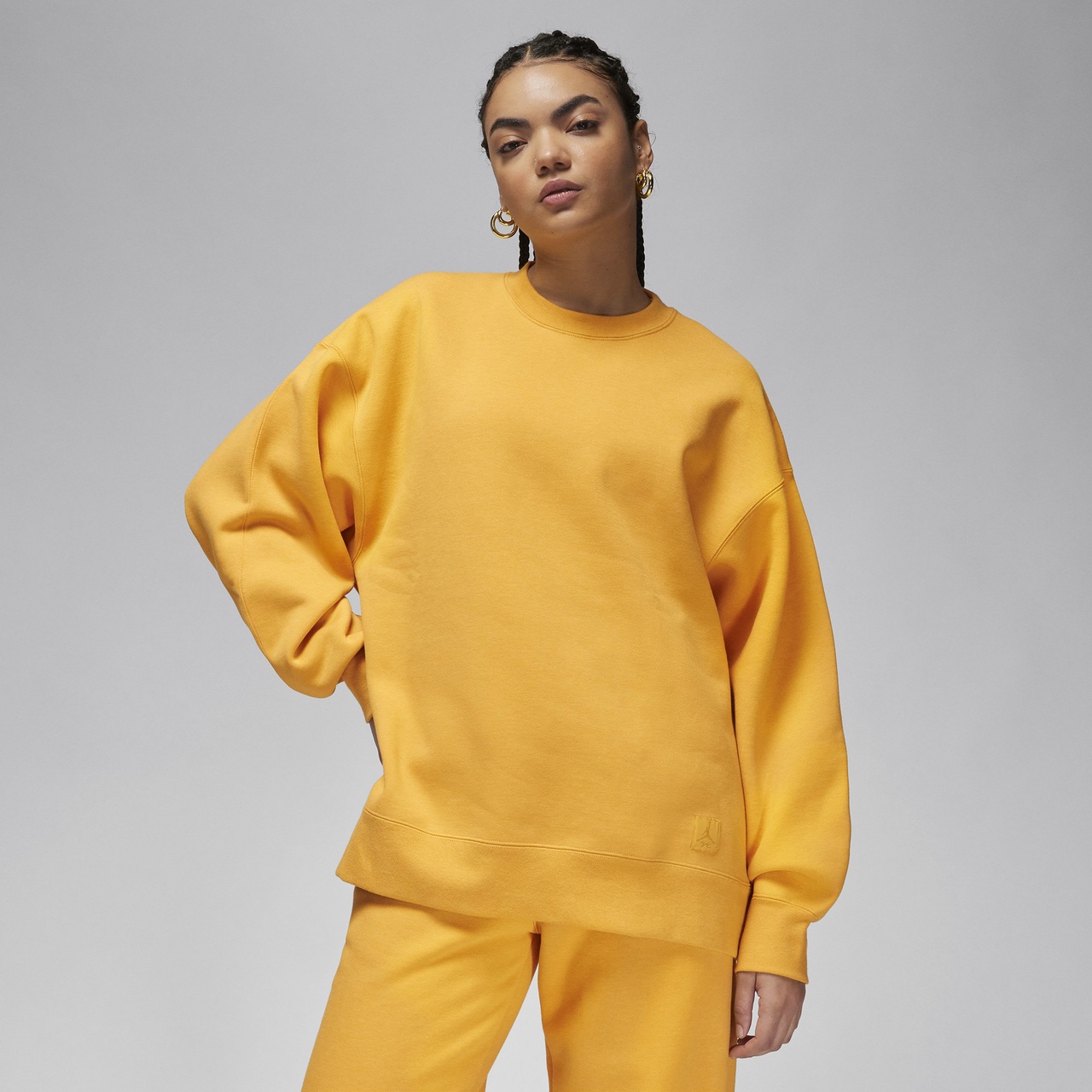 Jordan Jordan Womens Jordan Flight Fleece Crew footlocker REVERSIBLE