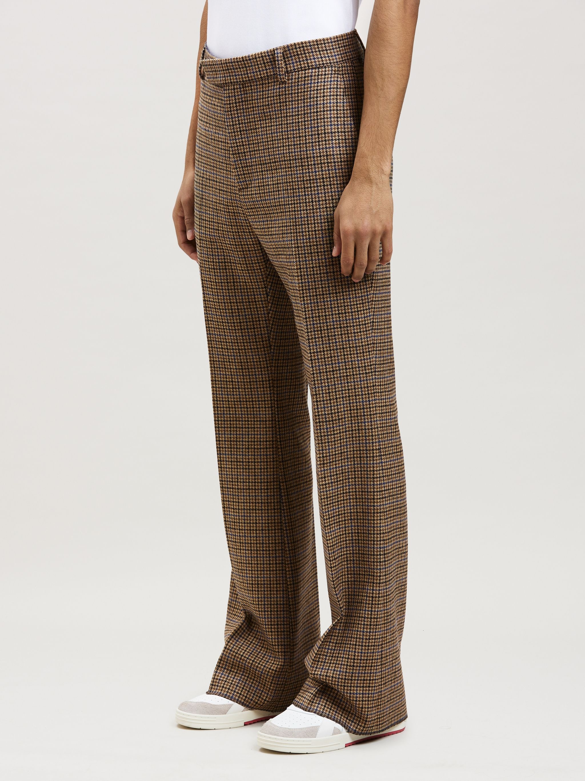 CHECK SUIT PANTS - 4