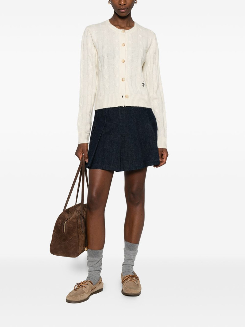 Sporty & Rich cable-knit buttoned cardigan outlook