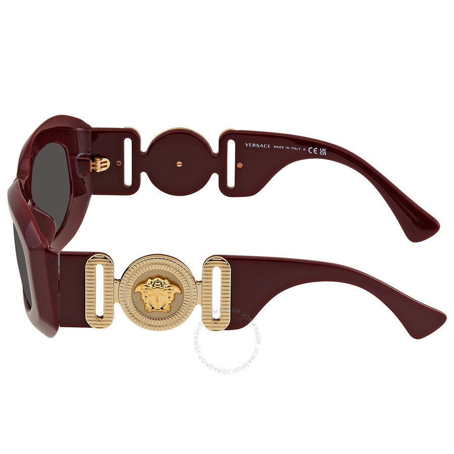 Versace Dark Gray Irregular Men's Sunglasses VE4425U 536587 53 - 3