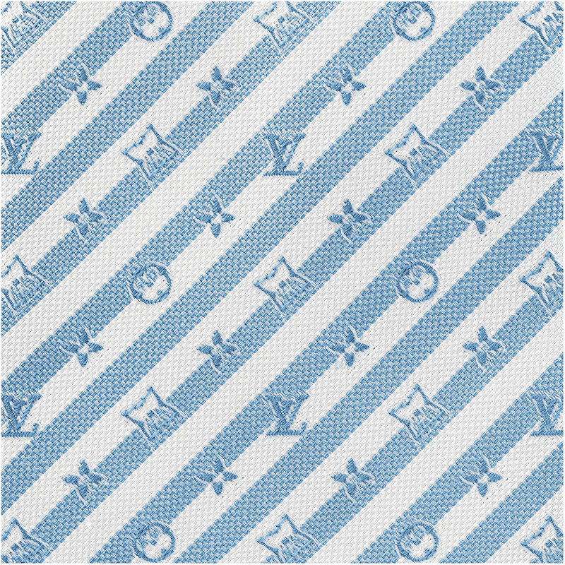 Monogram Two-Tone Stripes Tie 3