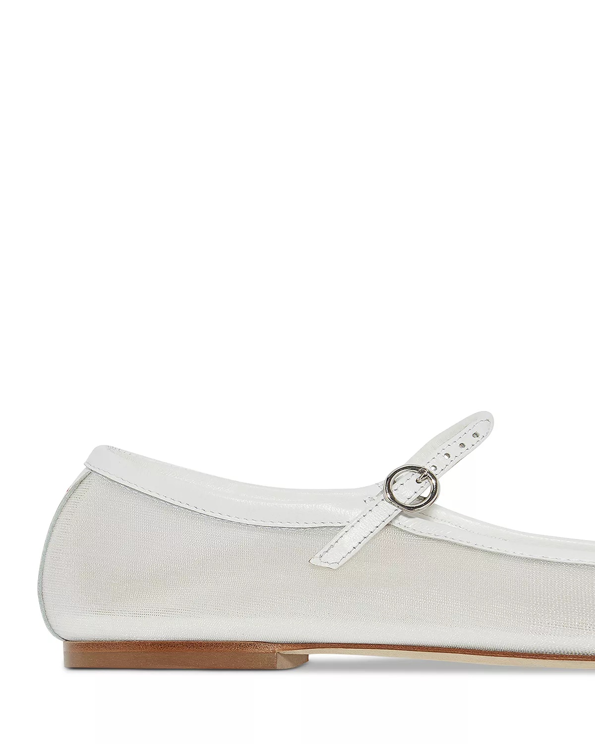 Women's Uma Mesh Leather Flats - 4