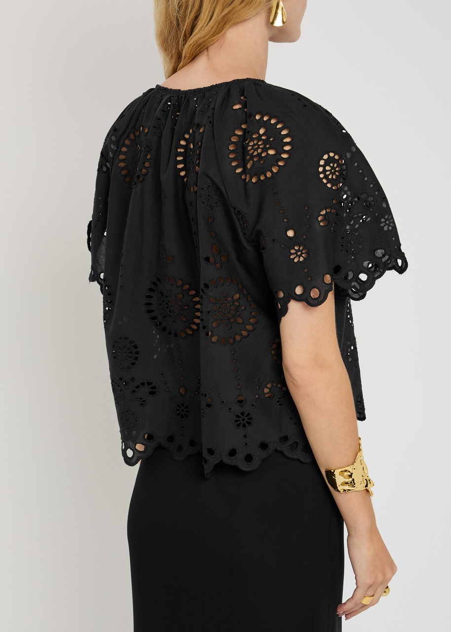 Matteau Broderie Anglaise Cotton Blouse - 3