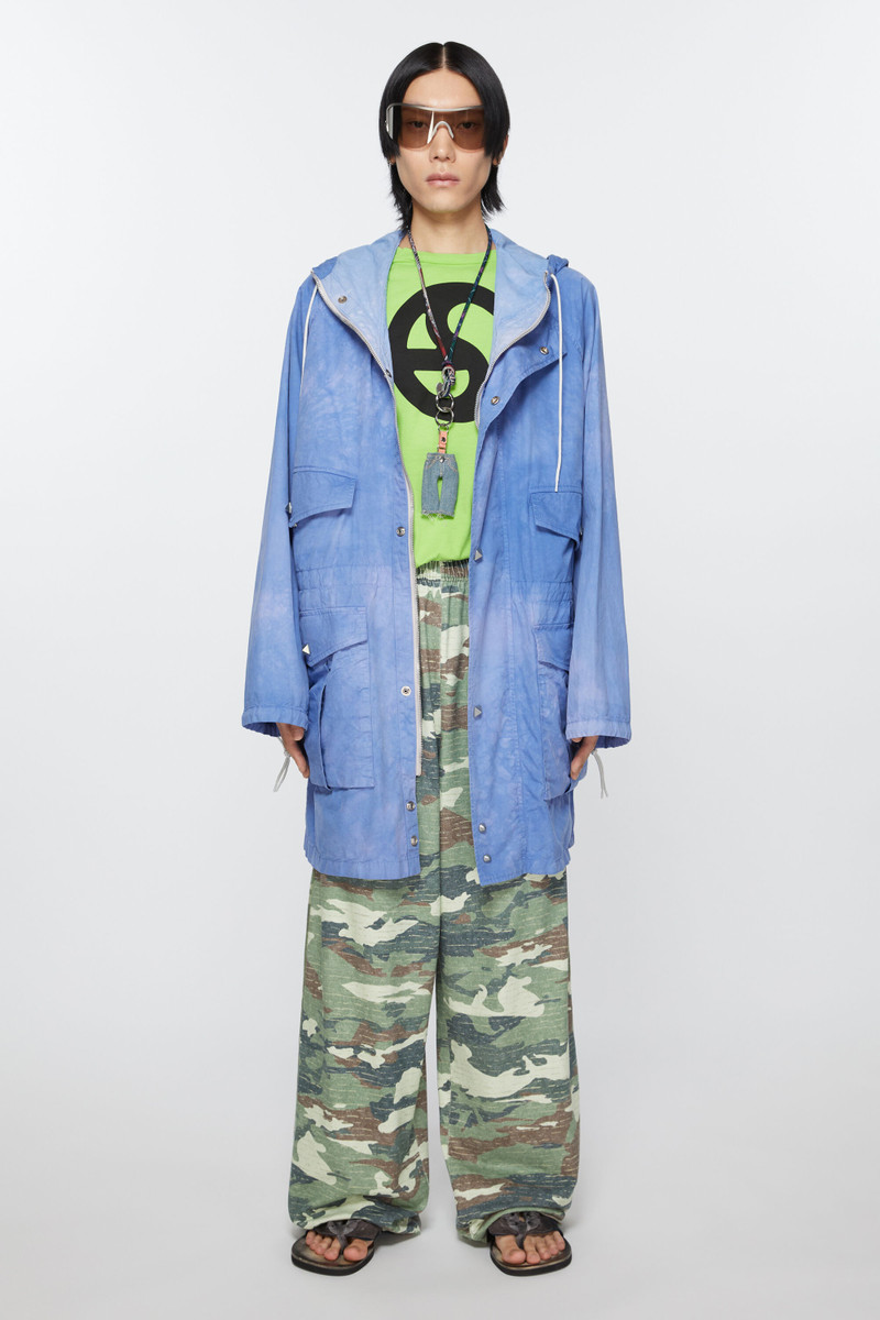 Denim charm keyring - Light blue 3