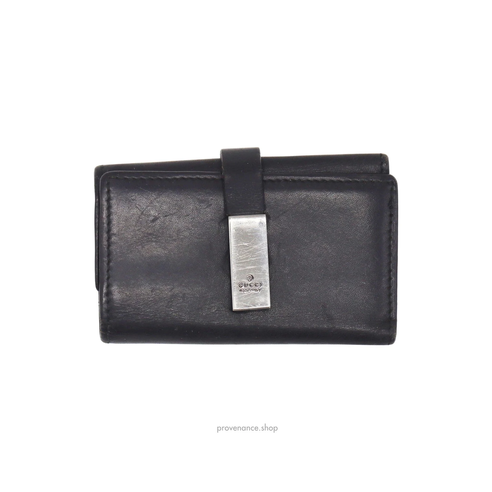Gucci 6 Key Holder - Black Leather - 1