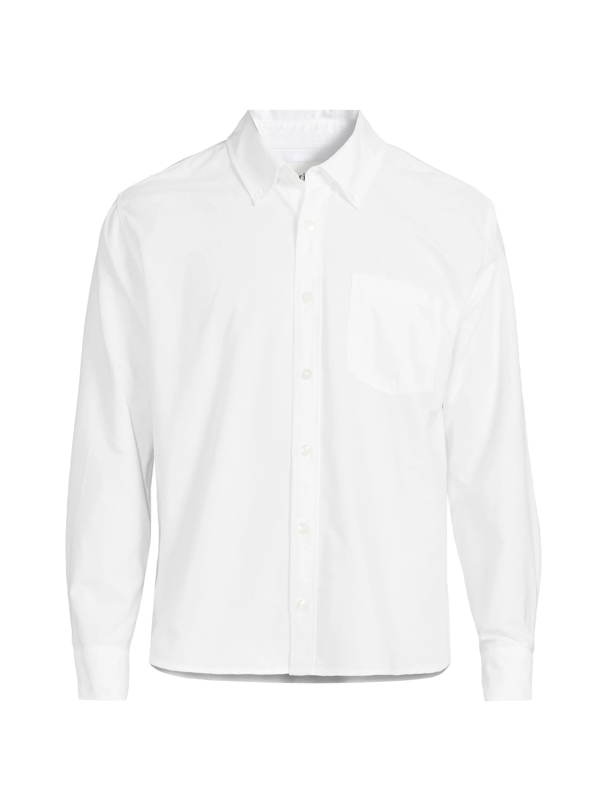 Men's Resonance Oxford Cotton Button-Front Shirt - White - 1