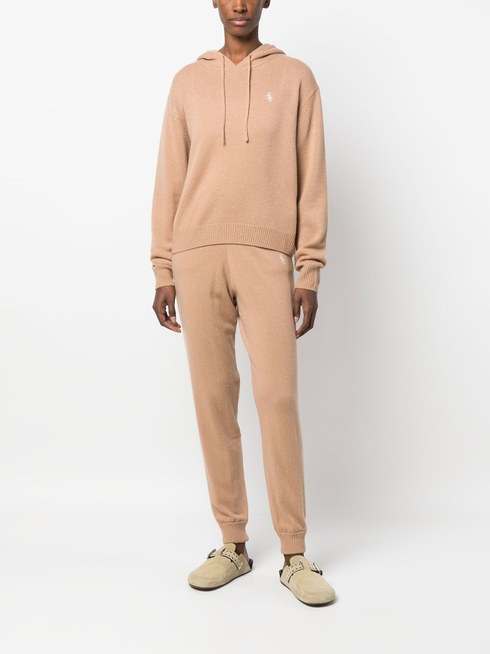 logo-embroidered track pants - 2