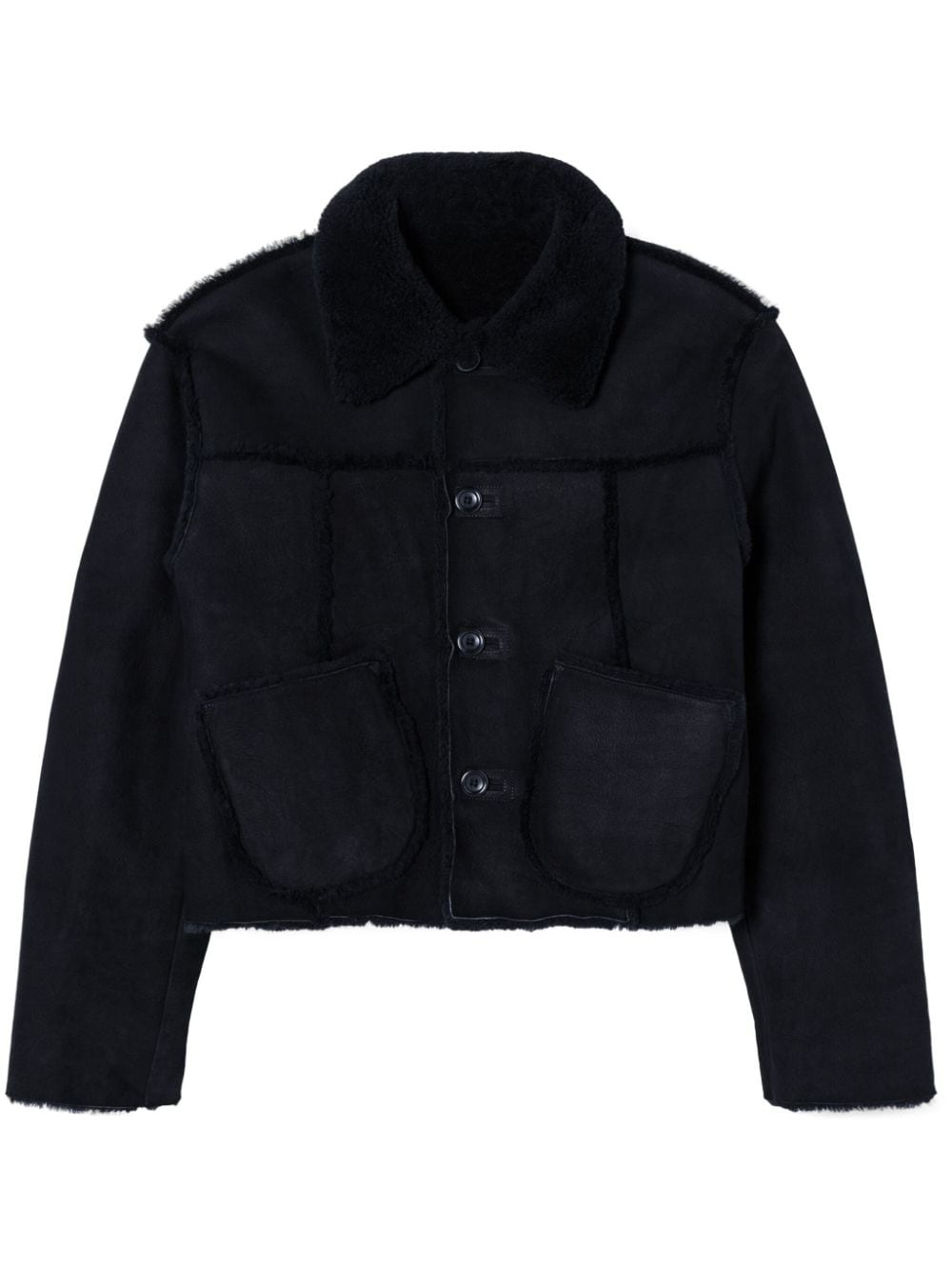 reversible shearling jacket - 1