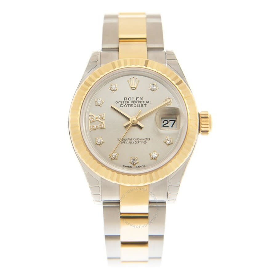 Rolex Lady Datejust Automatic Chronometer Diamond Silver Dial Ladies Watch 279173SDRO - 3