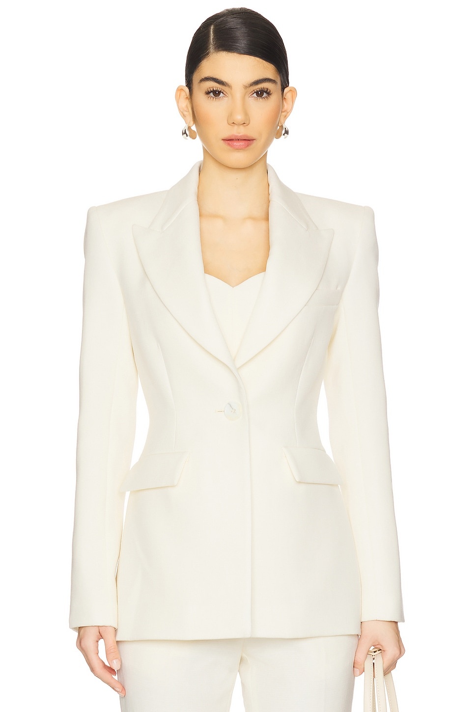 Fitted Suiting Blazer - 2