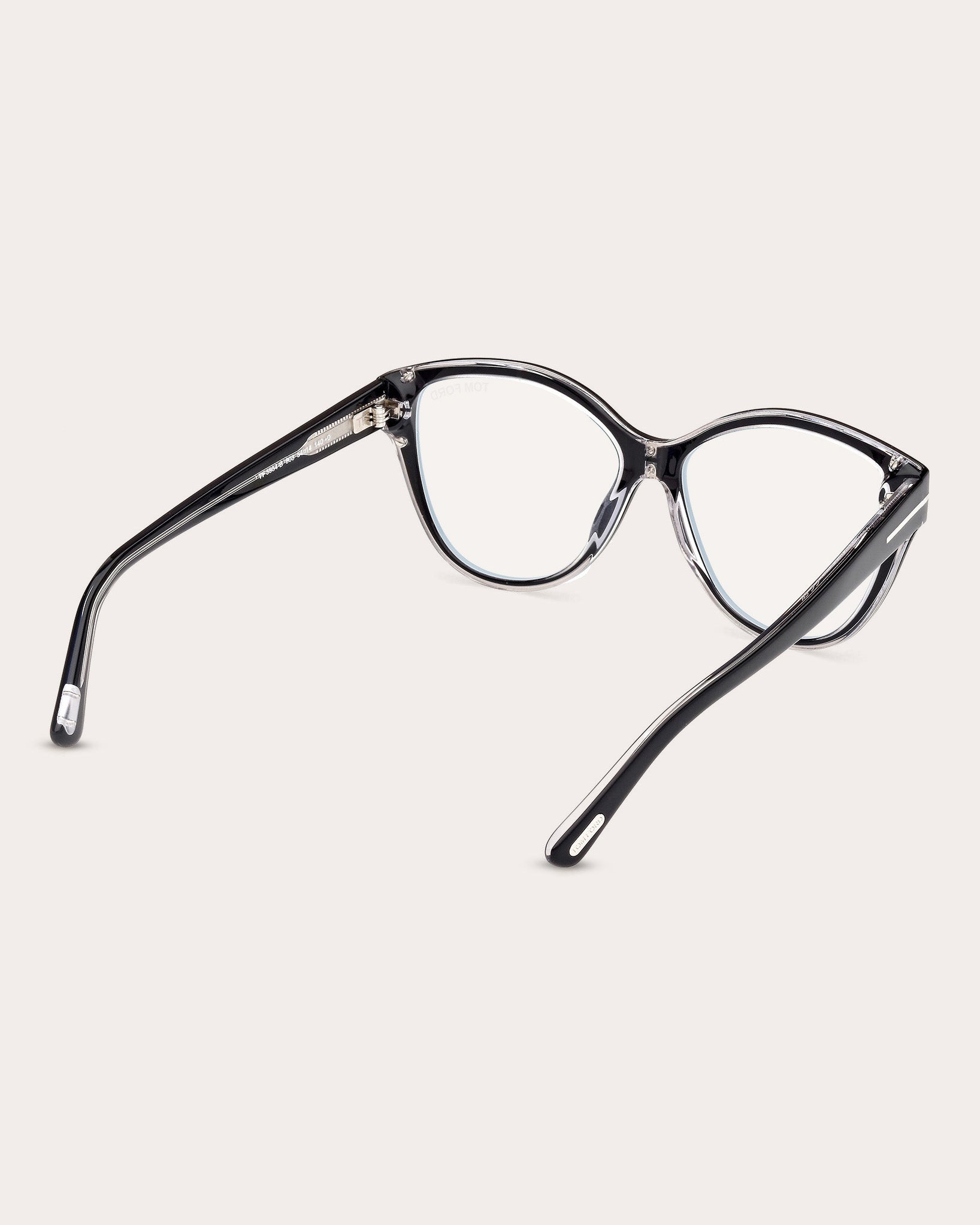 Cat-Eye Black Acetate Blue-Light Glasses - 4