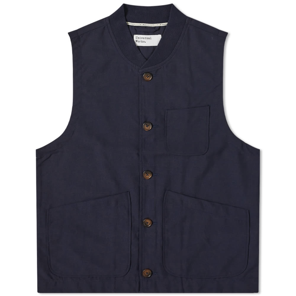 Universal Works Tropical Chore Waistcoat - 1