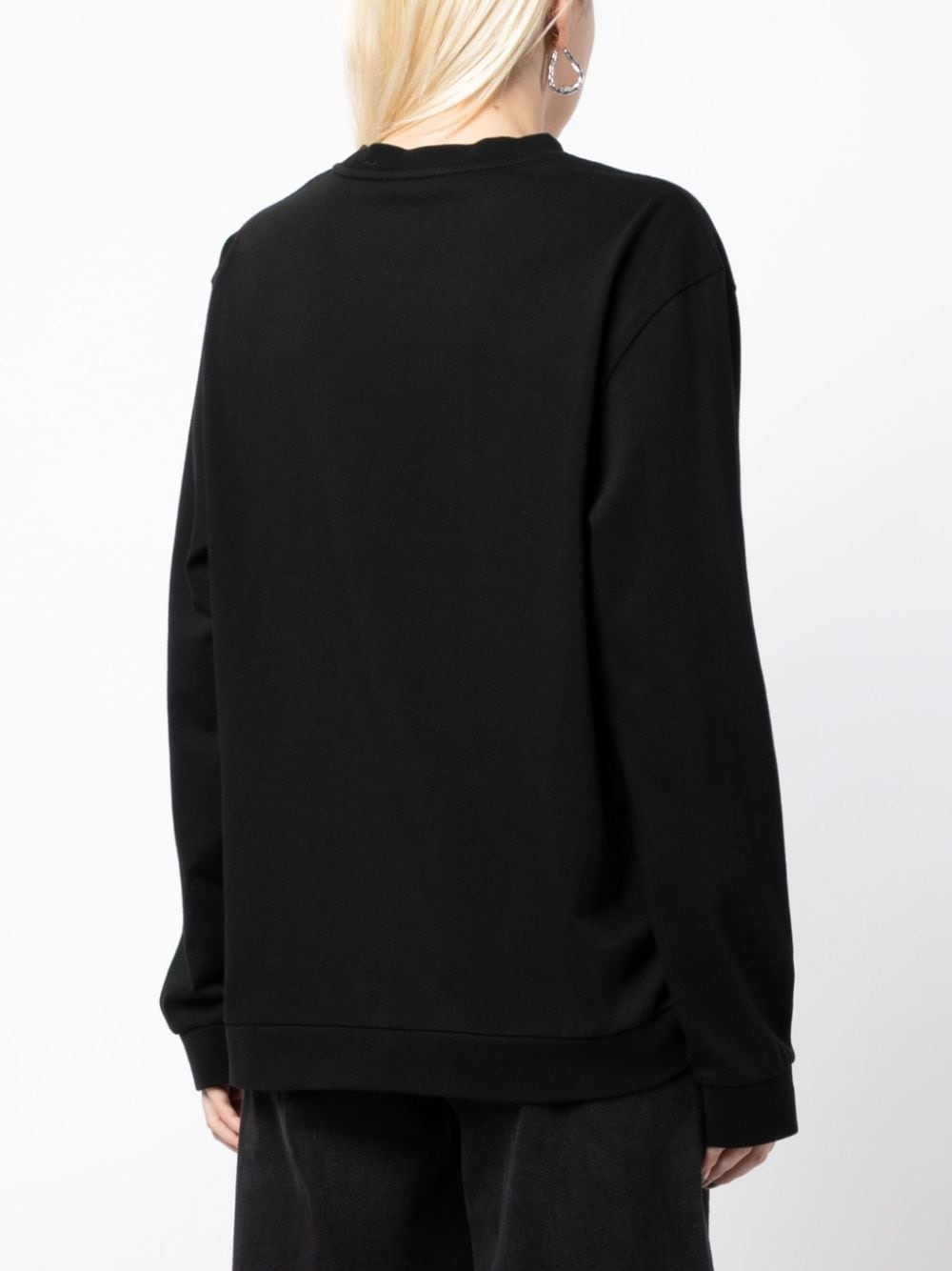 graphic-print cotton sweatshirt - 4