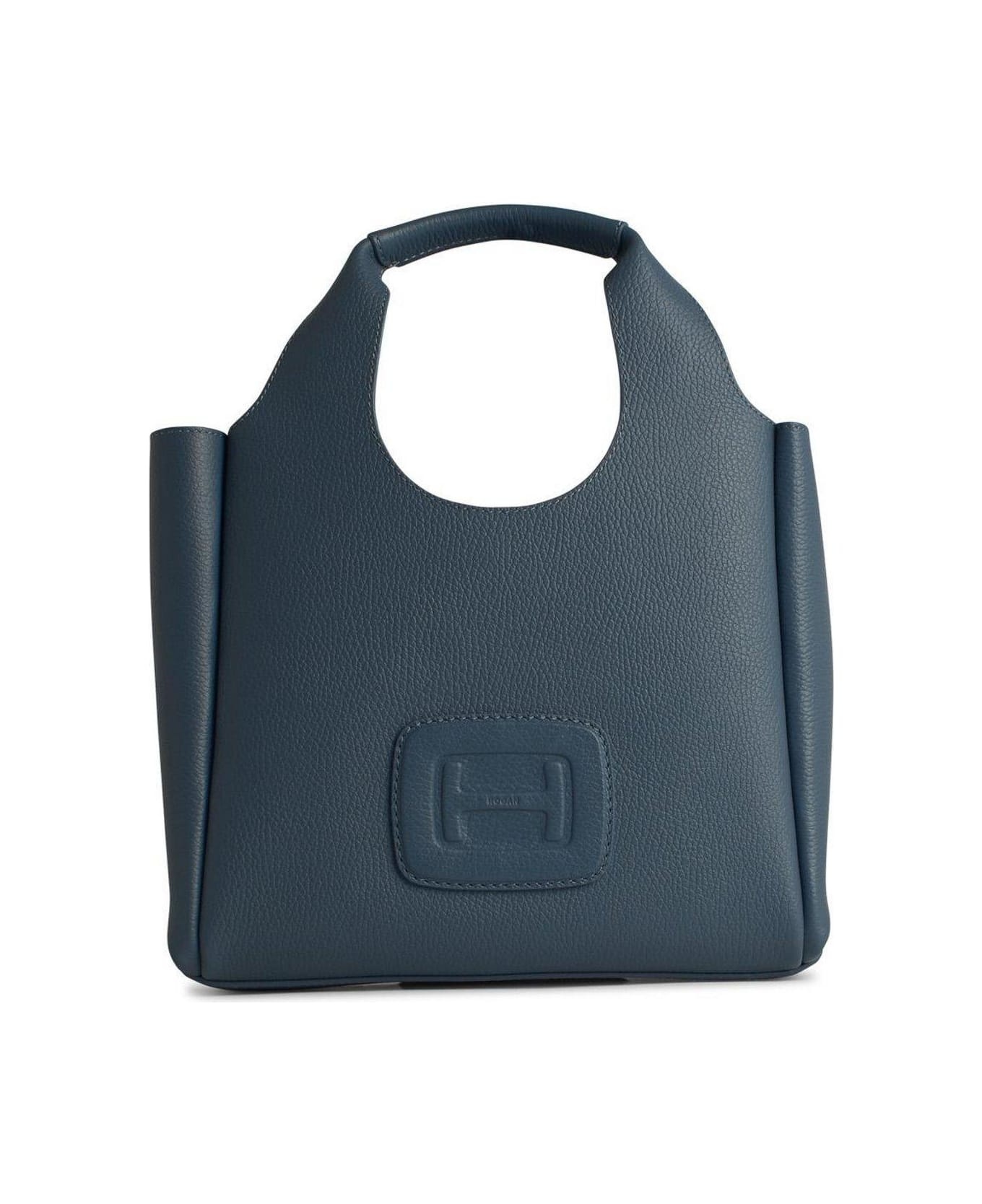 Medium H-bag Logo-embossed Top Handle Bag - 1