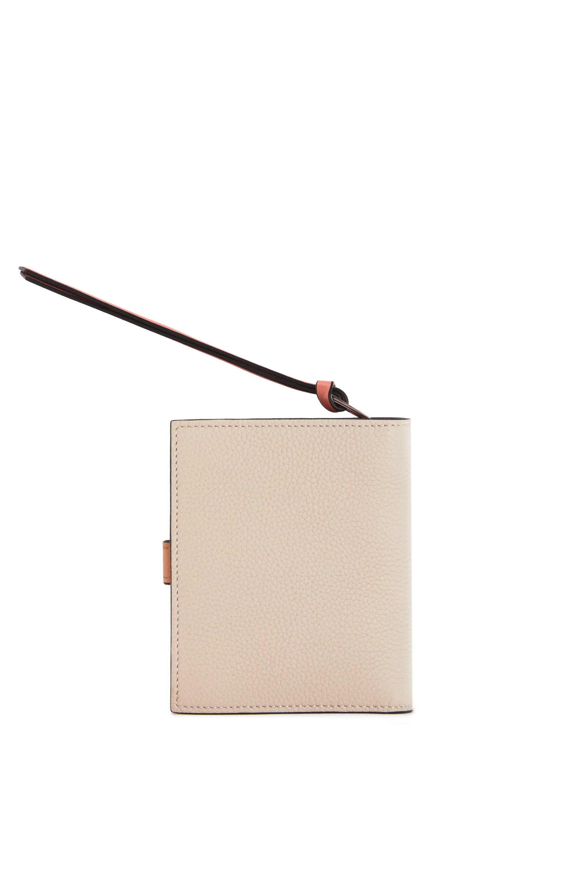 Compact zip wallet in soft grained calfskin - 3