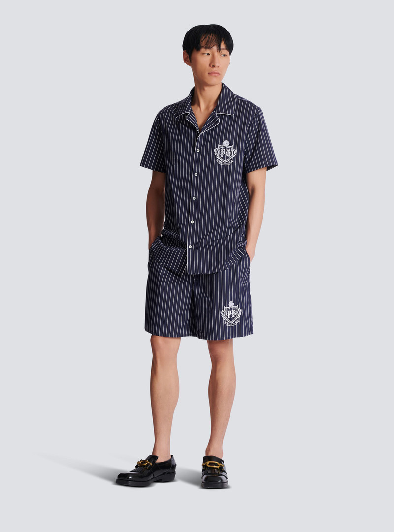 Balmain Striped poplin pyjama shirt outlook