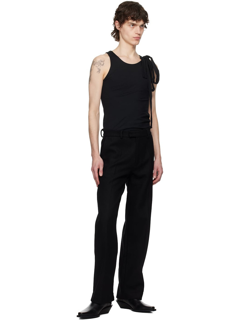 AARON ESH Black Tied Tank Top outlook