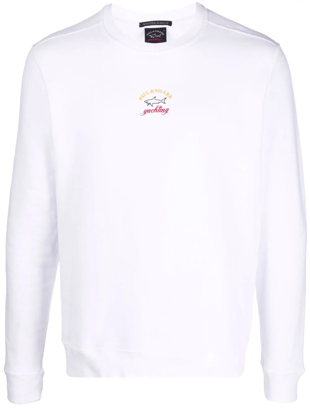 logo-print organic cotton sweatshirt - 1