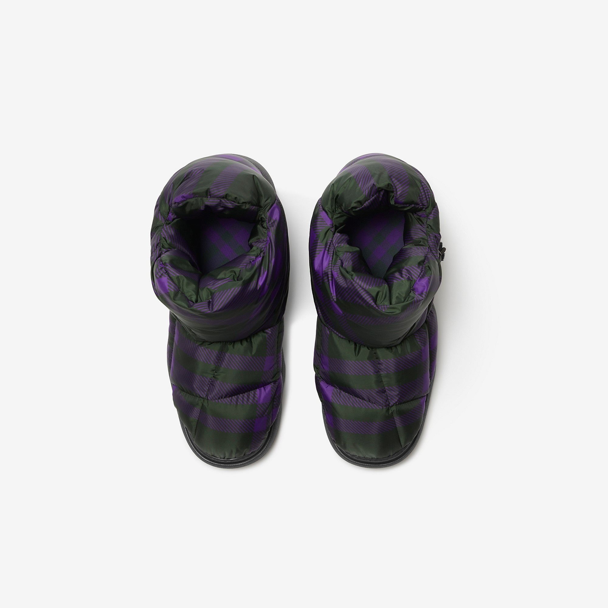 Check Pillow Boots - 4