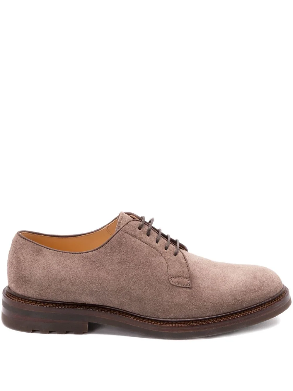 suede lace-up Derby shoes - 1