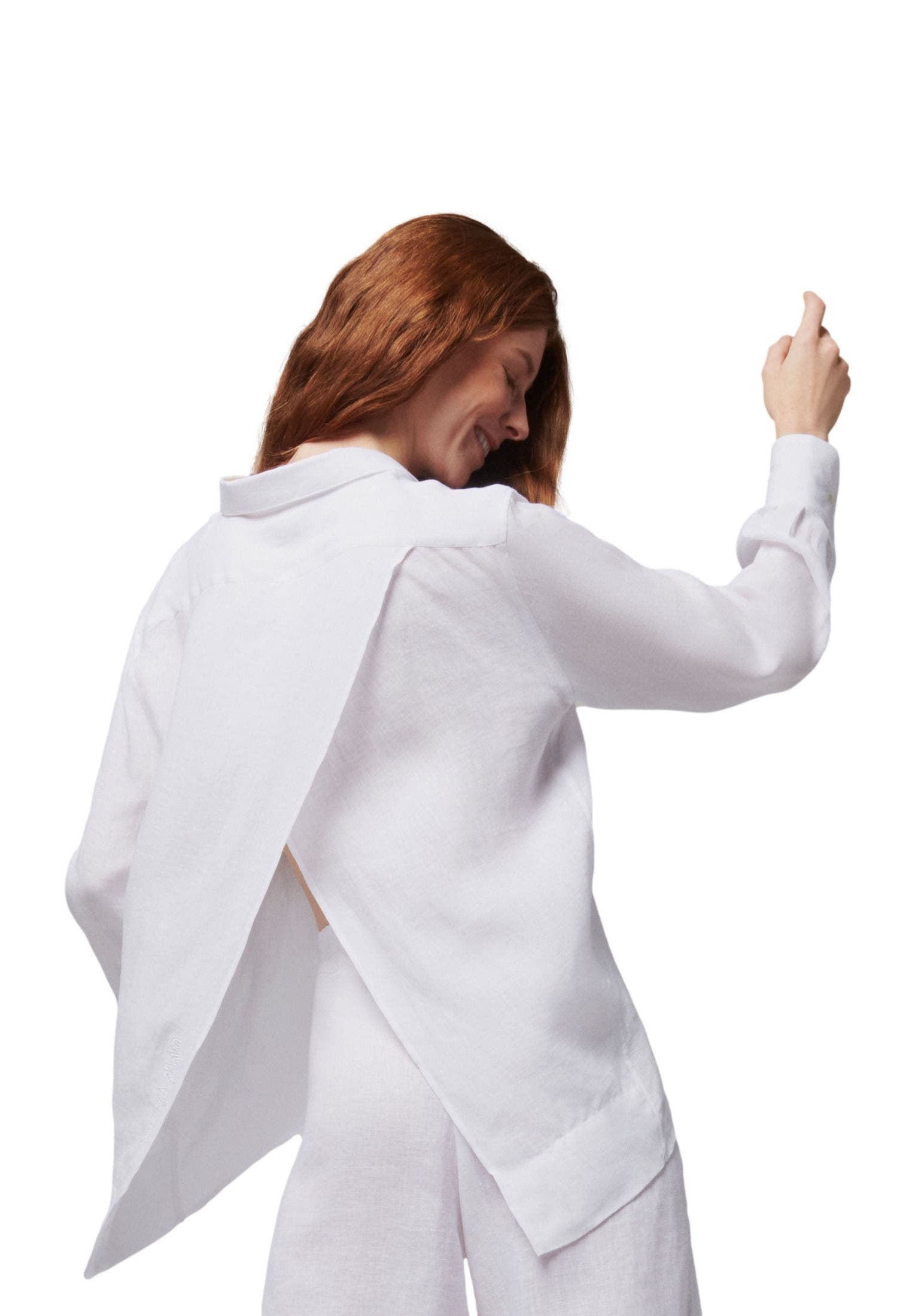 Women's Solid Linen Shirt- Vilebrequin X Angelo Tarlazzi in Blanc at Nordstrom - 2