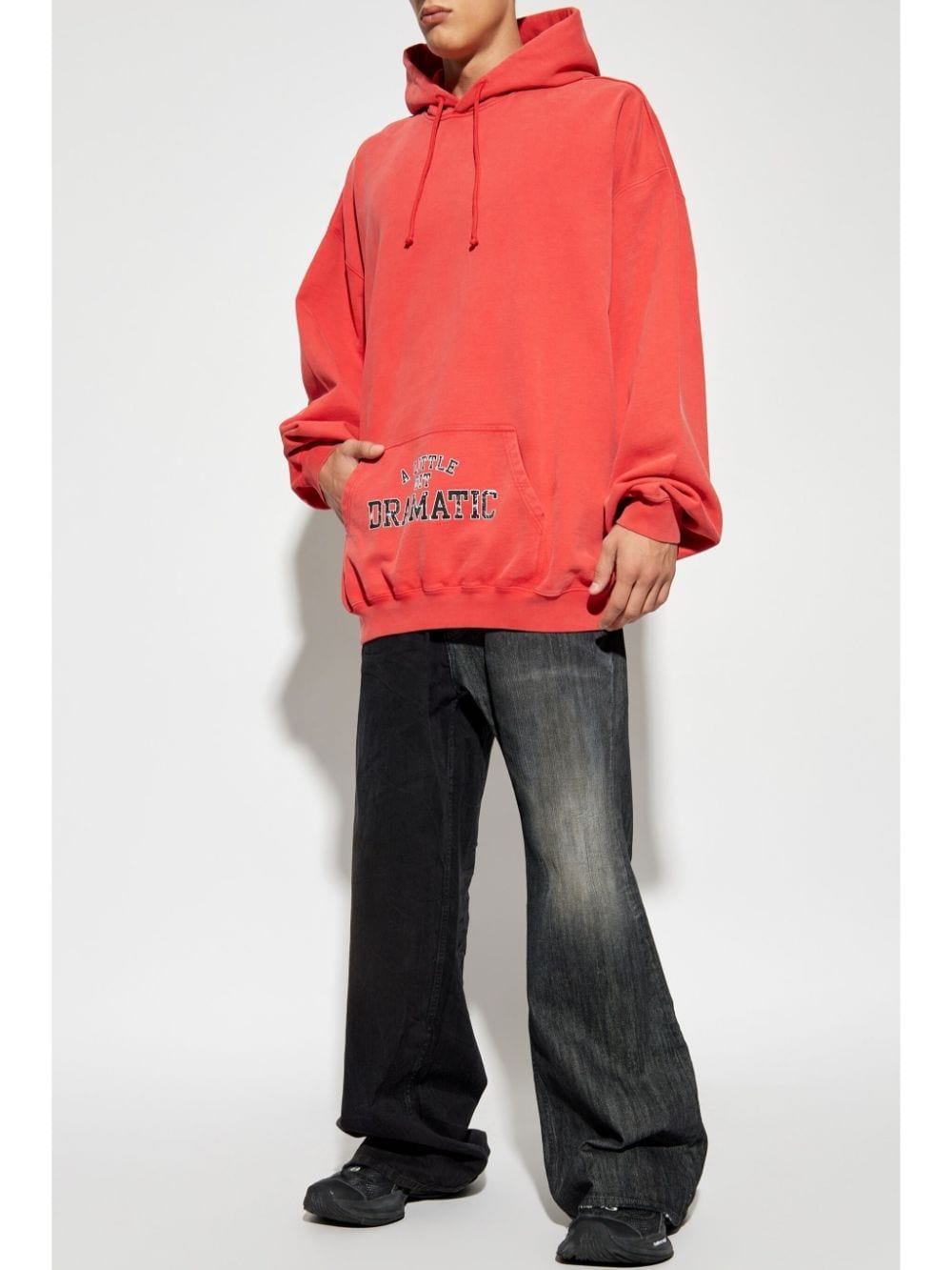 slogan-print hoodie - 2