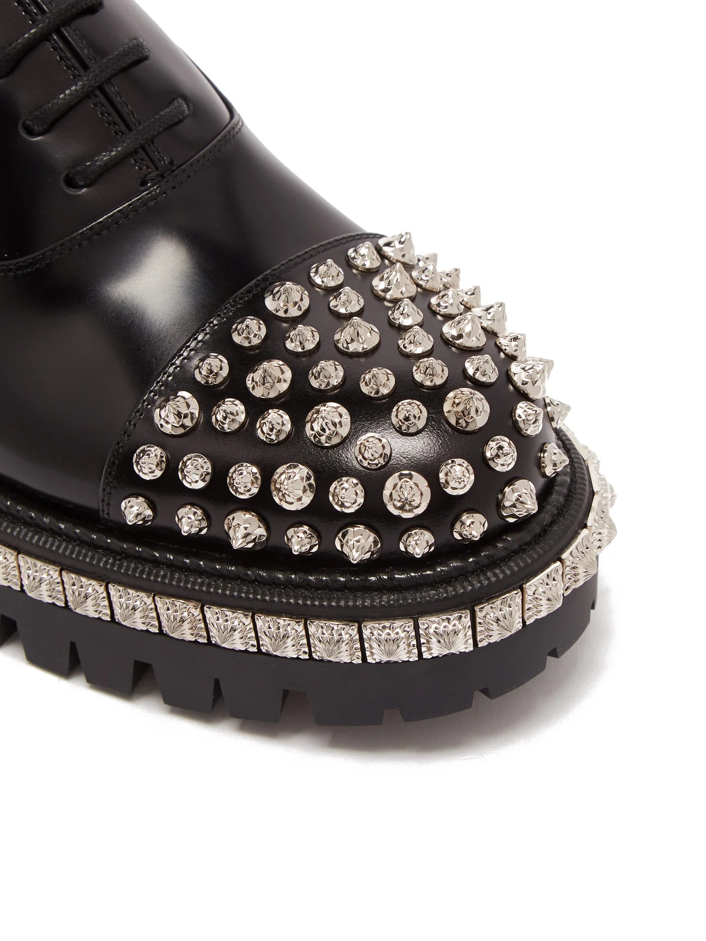 Kings Road studded leather oxford shoes - 6