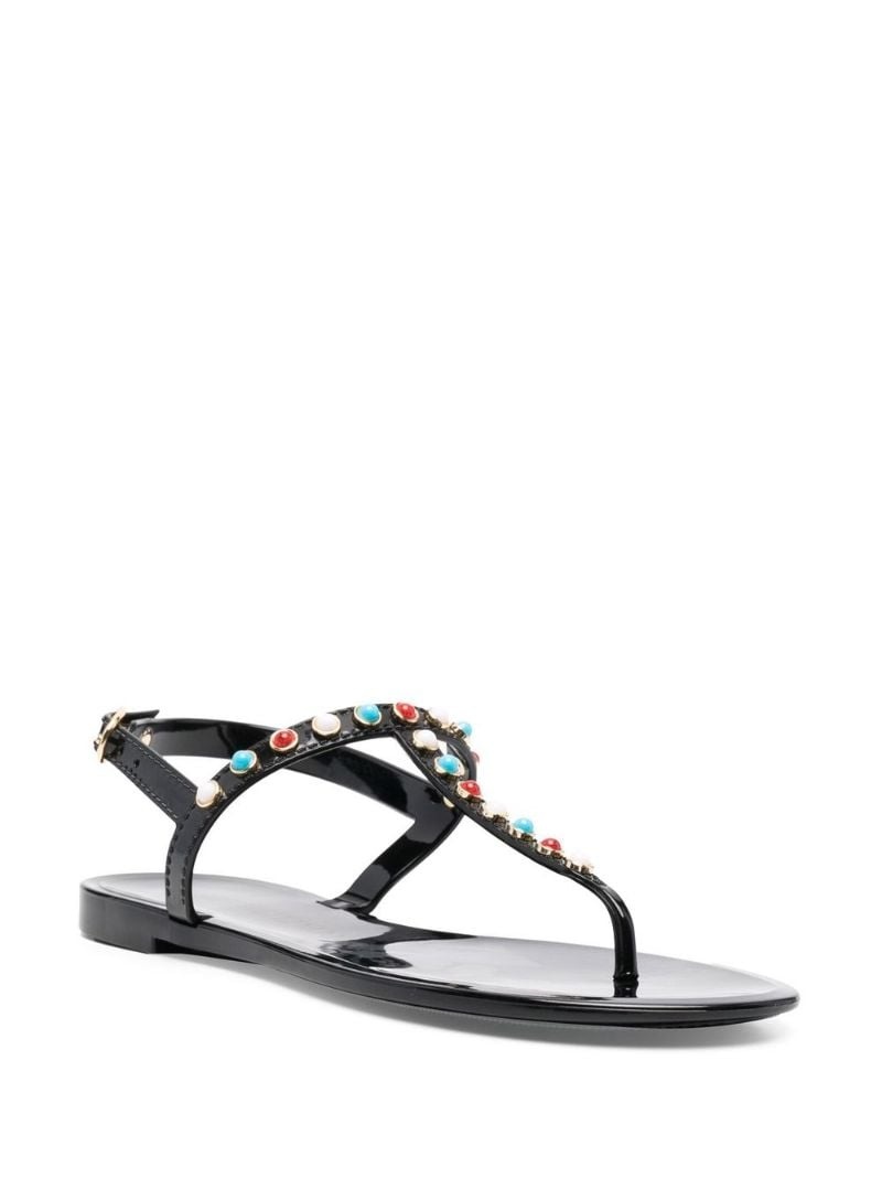 embellished slingback sandals - 2