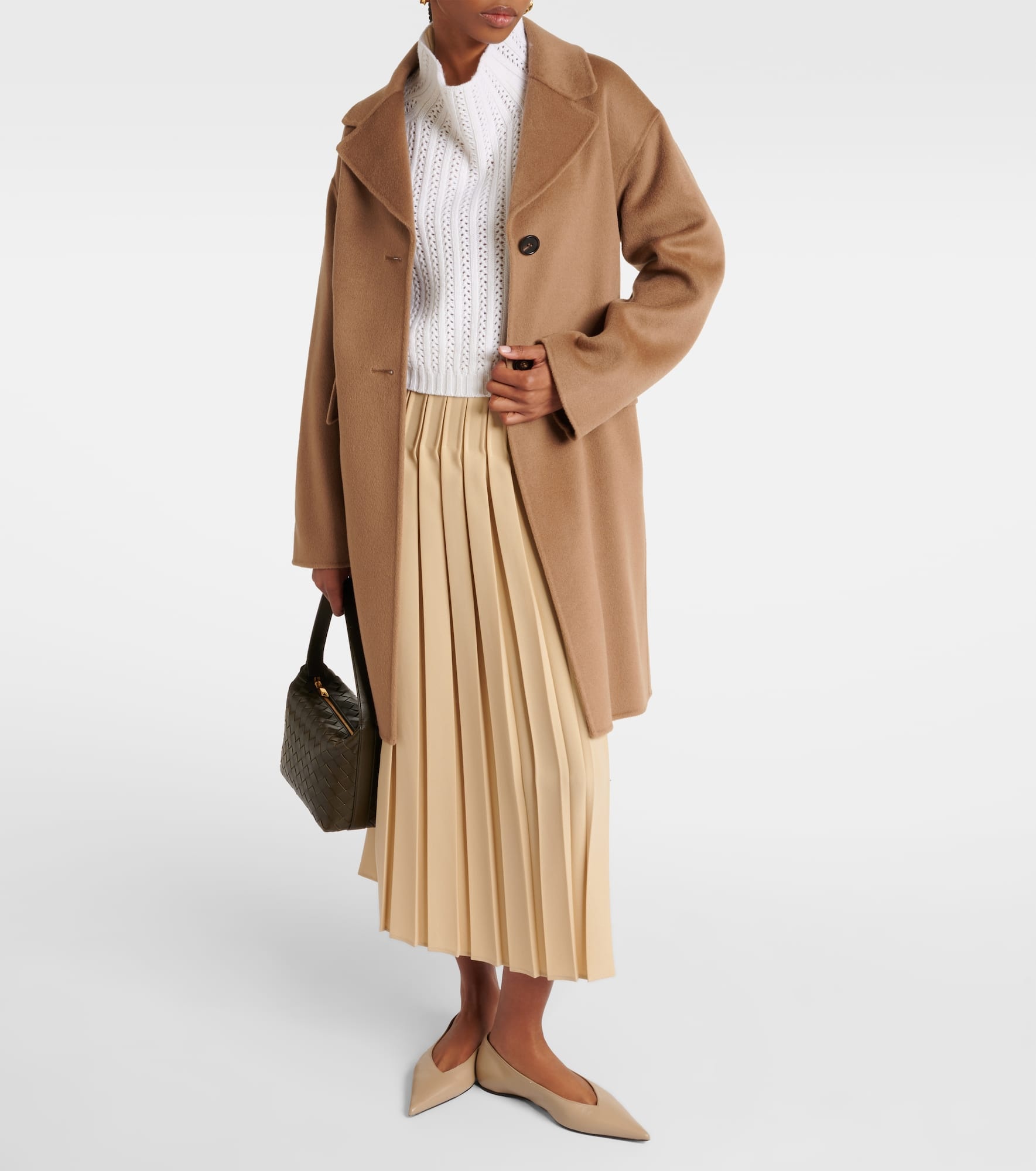 Luisa pleated midi skirt - 2