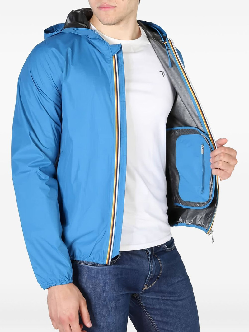 K-WAY hooded zip-front jacket outlook